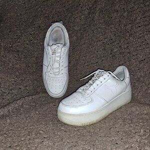 WINDSOR SMITH-Racerr-White Leather-Perforated Toe-Size 8-Excellent